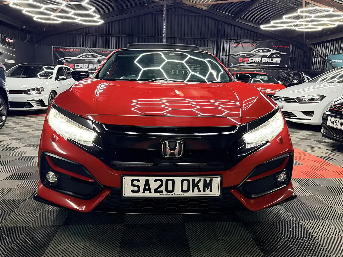 Used 2020 Honda Civic Ex Sport Line Red - Interior and Exterior details 4