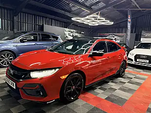 Used 2020 Honda Civic Ex Sport Line Red - Interior and Exterior details 6