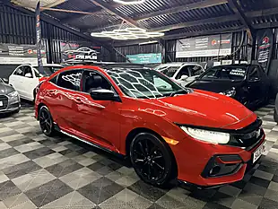 Used 2020 Honda Civic Ex Sport Line Red - Interior and Exterior details 7