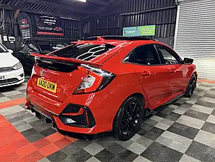 Used 2020 Honda Civic Ex Sport Line Red - Interior and Exterior details 8