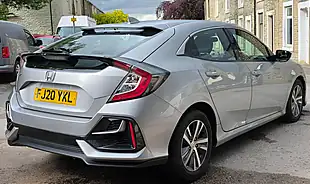 Used 2020 Honda Civic S Silver - Interior and Exterior details 11