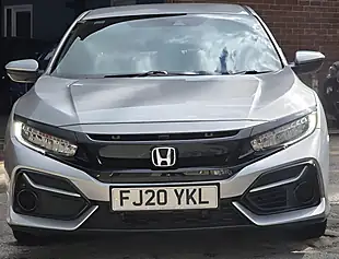 Used 2020 Honda Civic S Silver - Interior and Exterior details 3