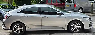 Used 2020 Honda Civic S Silver - Interior and Exterior details 9