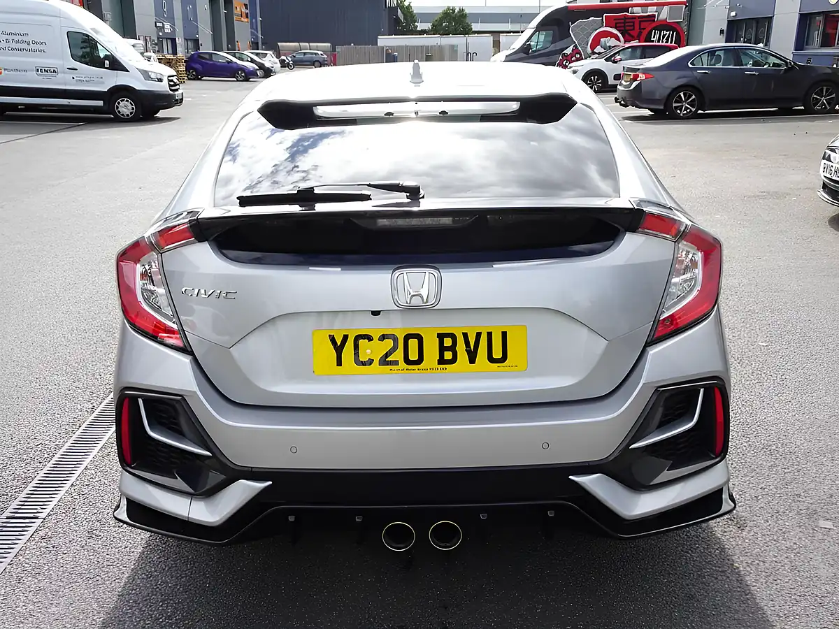 Used 2020 Honda Civic Sport Lunar Silver - Interior and Exterior details 12