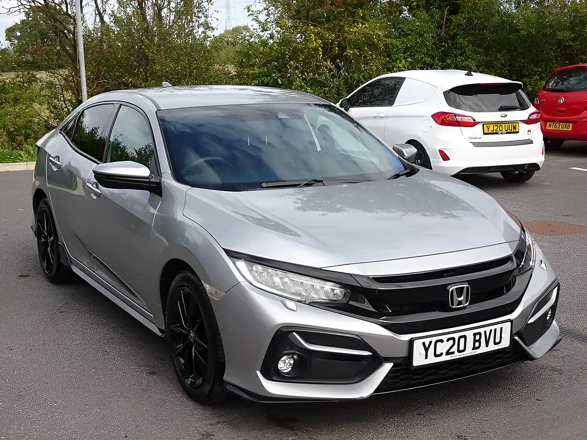 Used 2020 Honda Civic Sport Lunar Silver - Interior and Exterior details 7