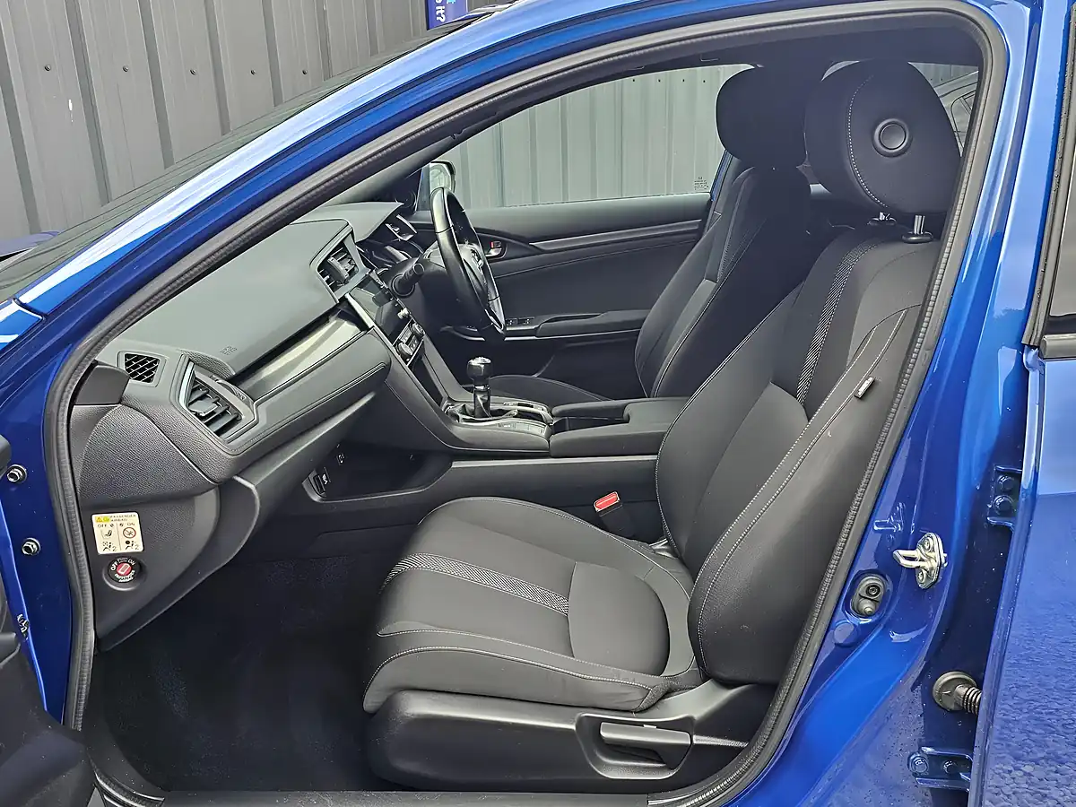 Used 2020 Honda Civic Sr Blue - Interior and Exterior details 10