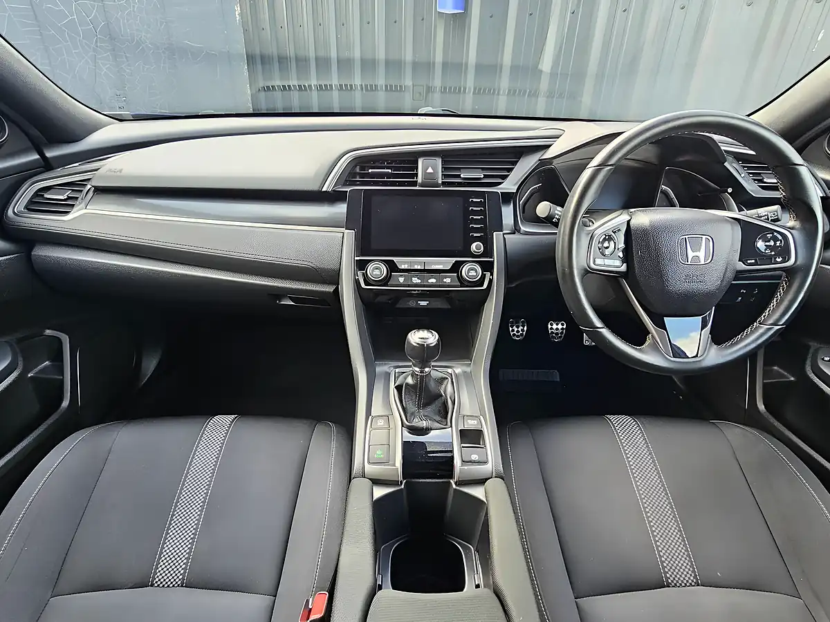 Used 2020 Honda Civic Sr Blue - Interior and Exterior details 13