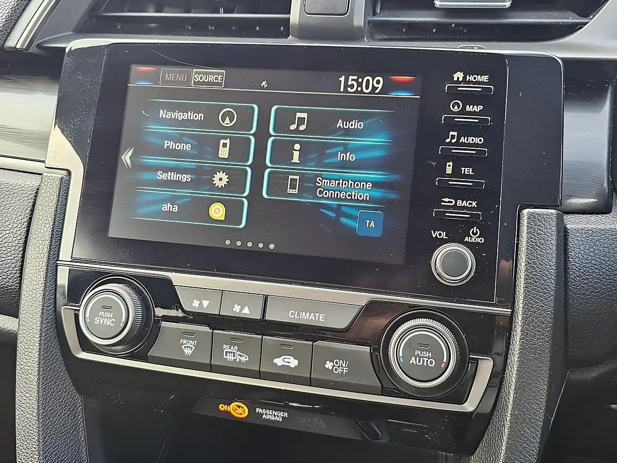 Used 2020 Honda Civic Sr Blue - Interior and Exterior details 17