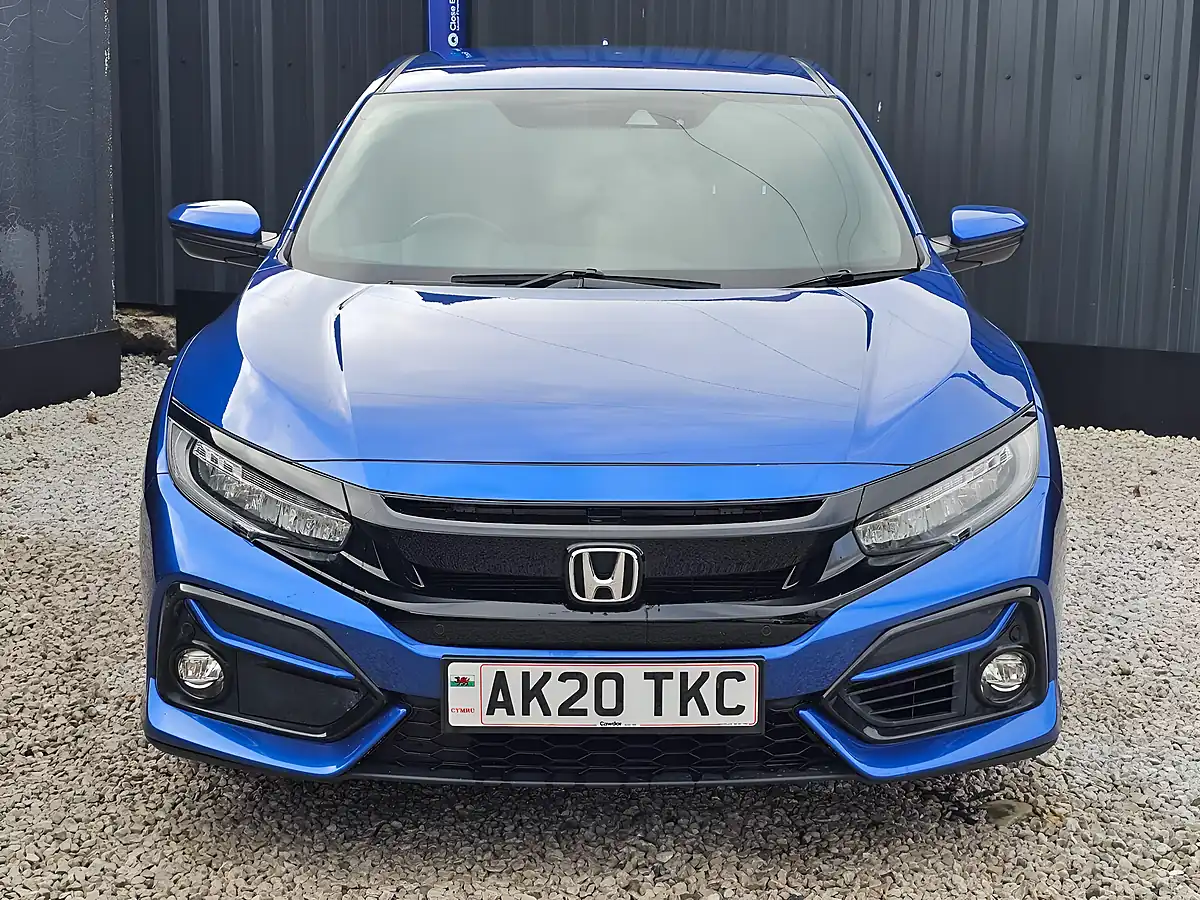 Used 2020 Honda Civic Sr Blue - Interior and Exterior details 2