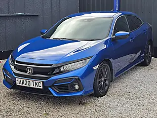 Used 2020 Honda Civic Sr Blue - Interior and Exterior details 3
