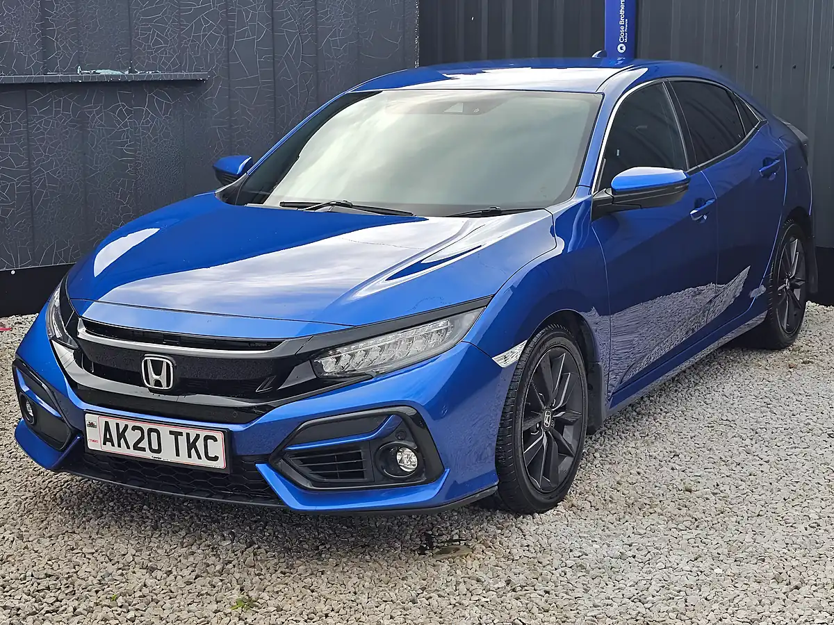 Used 2020 Honda Civic Sr Blue - Interior and Exterior details 3