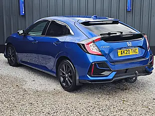 Used 2020 Honda Civic Sr Blue - Interior and Exterior details 4