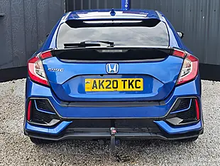 Used 2020 Honda Civic Sr Blue - Interior and Exterior details 5