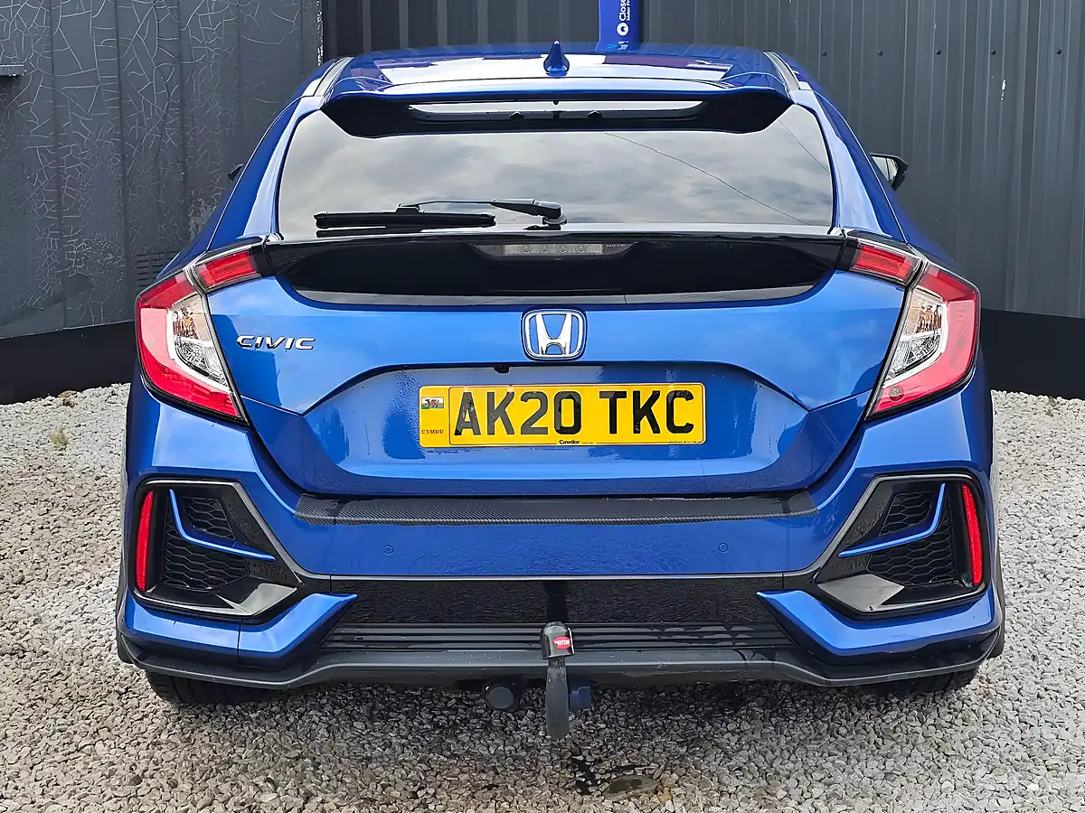 Used 2020 Honda Civic Sr Blue - Interior and Exterior details 5
