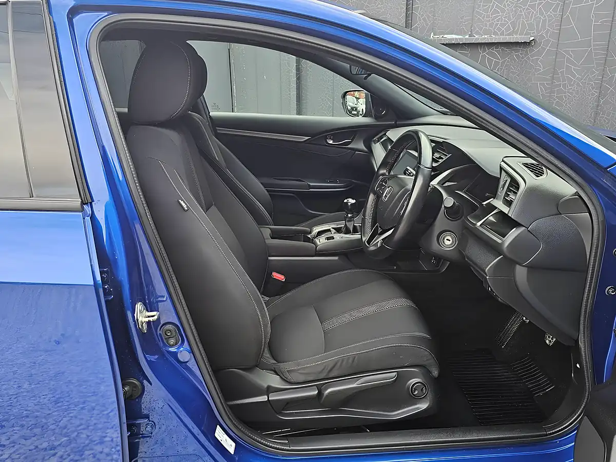 Used 2020 Honda Civic Sr Blue - Interior and Exterior details 7