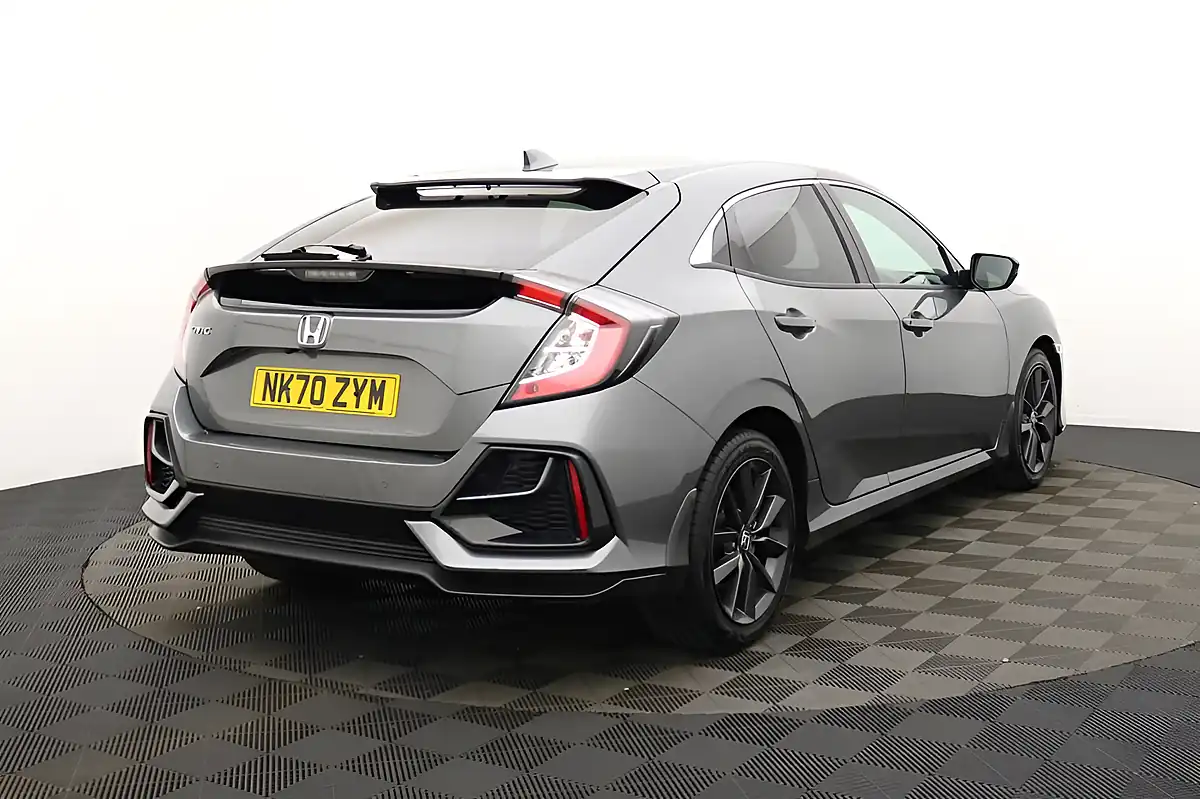 Used 2020 Honda Civic Sr Grey - Interior and Exterior details 3
