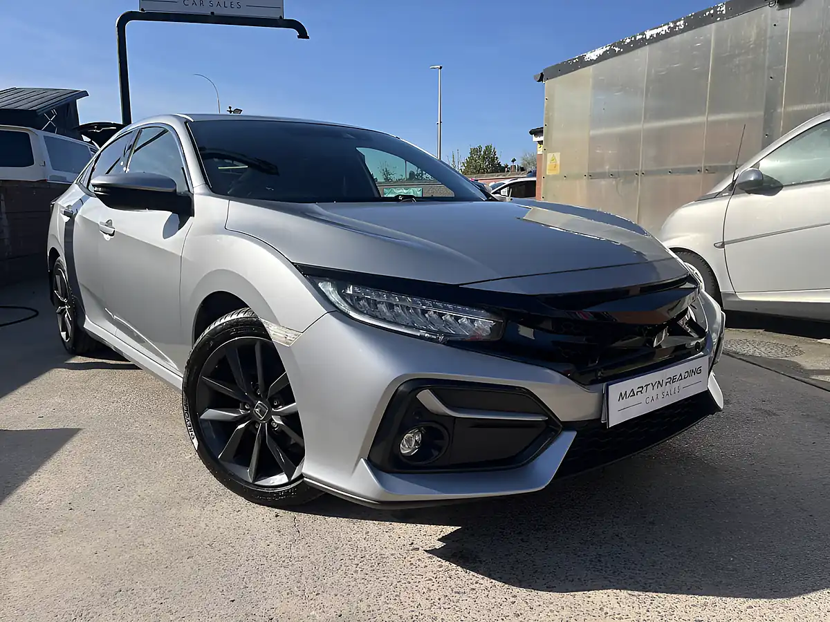 Used 2020 Honda Civic Sr Silver - Front View