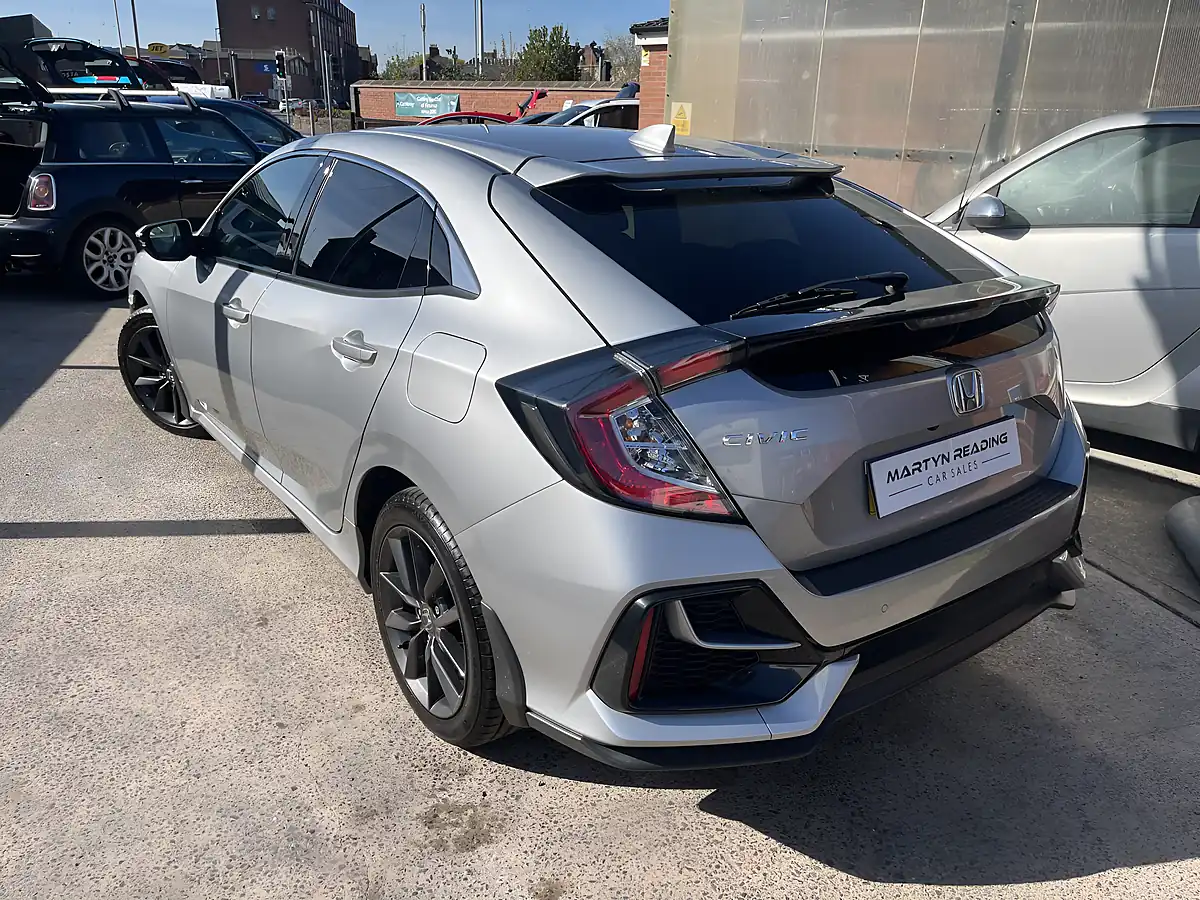 Used 2020 Honda Civic Sr Silver - Interior and Exterior details 10