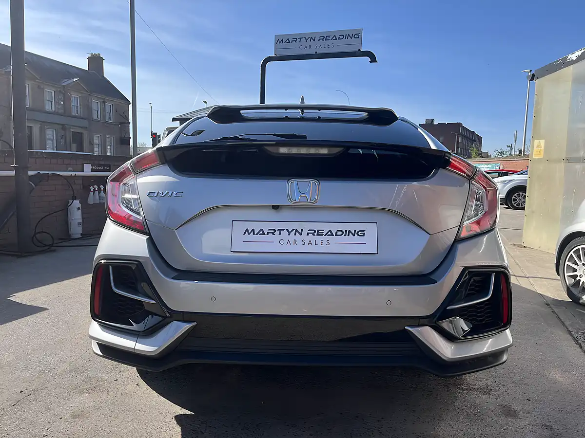 Used 2020 Honda Civic Sr Silver - Interior and Exterior details 13