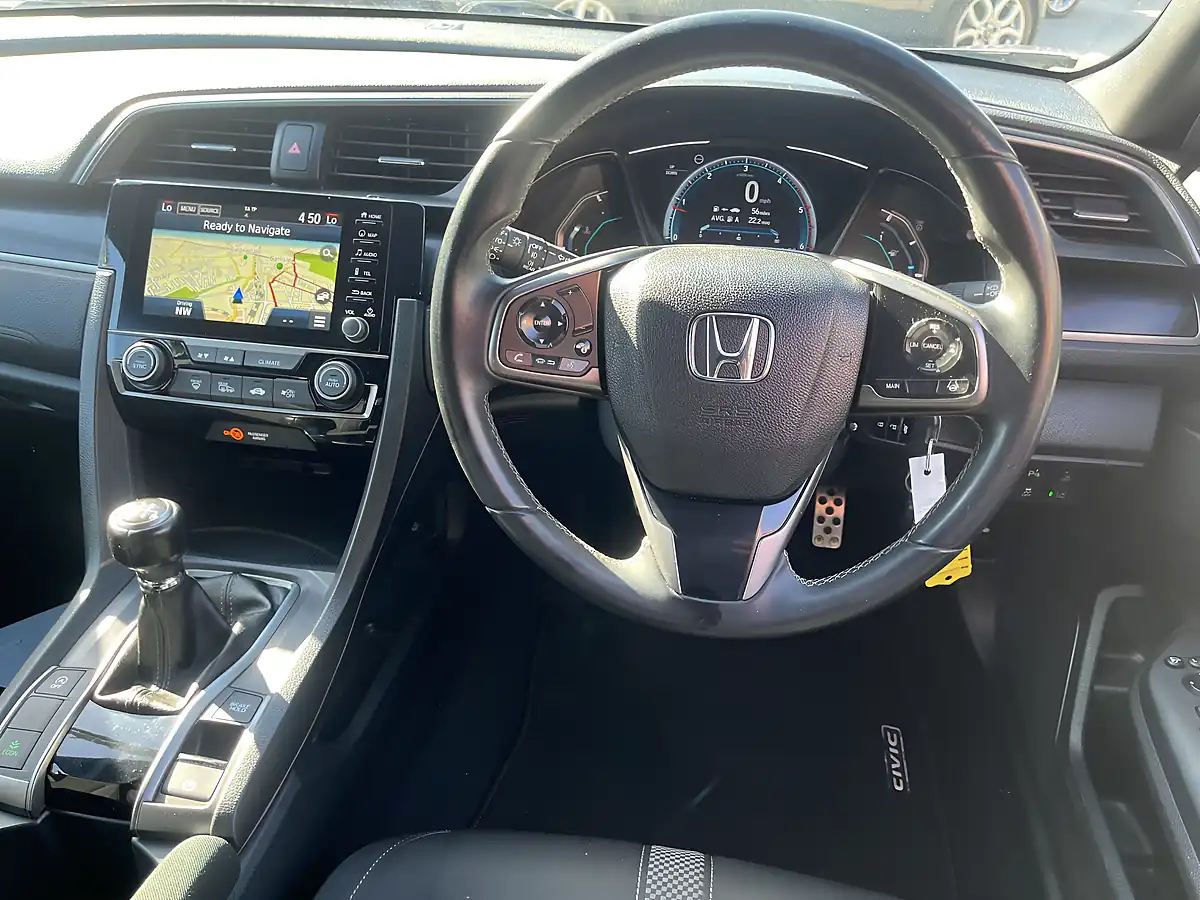 Used 2020 Honda Civic Sr Silver - Interior and Exterior details 16