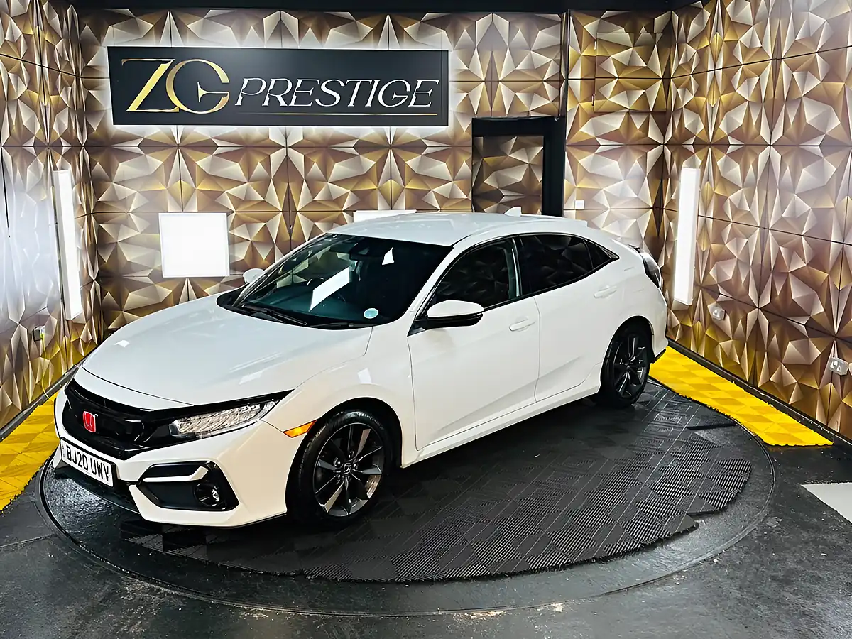 Used 2020 Honda Civic Sr White - Interior and Exterior details 10