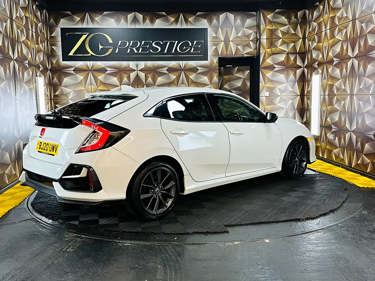 Used 2020 Honda Civic Sr White - Interior and Exterior details 12