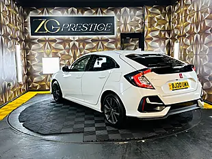 Used 2020 Honda Civic Sr White - Interior and Exterior details 14