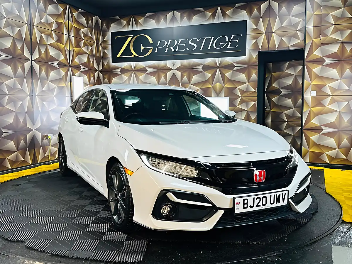 Used 2020 Honda Civic Sr White - Interior and Exterior details 15
