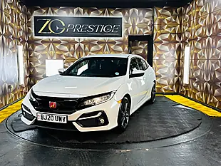 Used 2020 Honda Civic Sr White - Interior and Exterior details 16