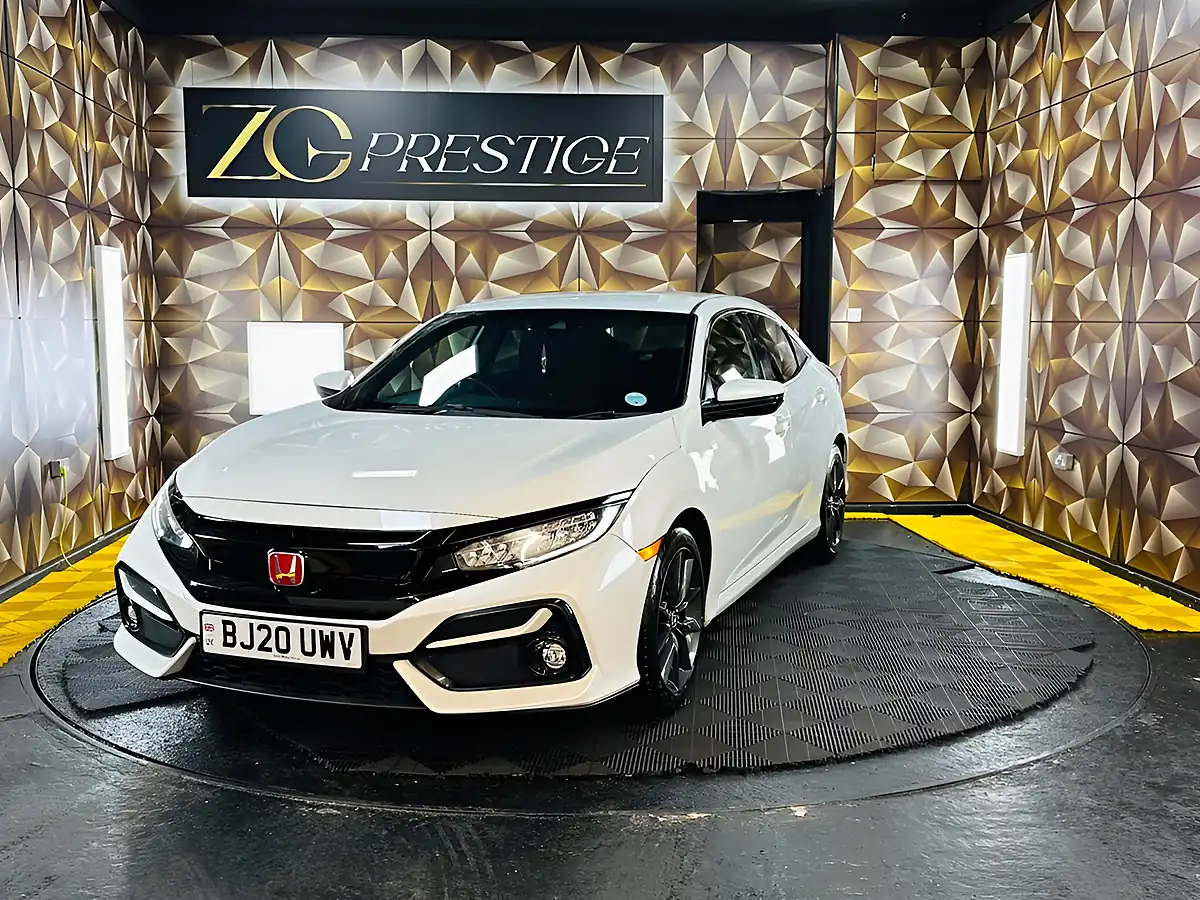 Used 2020 Honda Civic Sr White - Interior and Exterior details 16