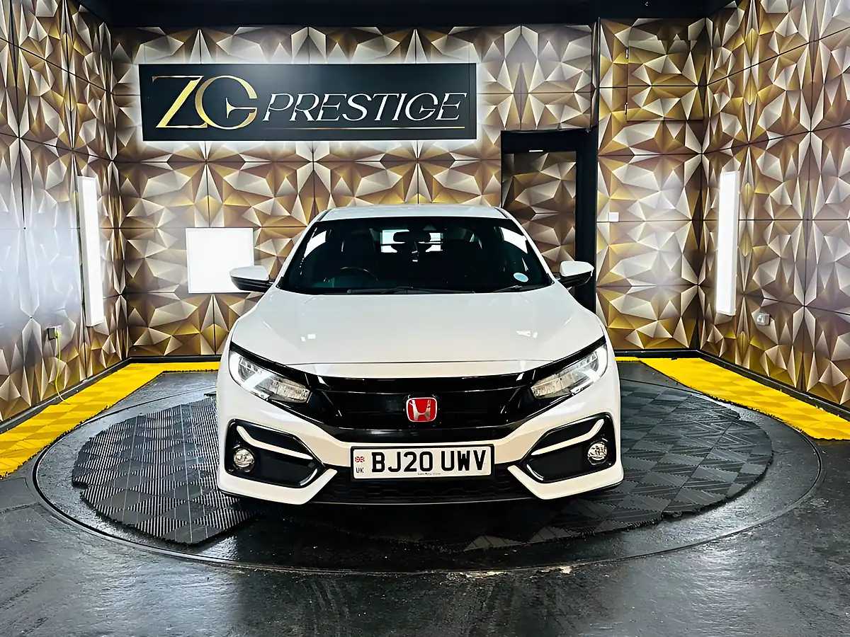 Used 2020 Honda Civic Sr White - Interior and Exterior details 2