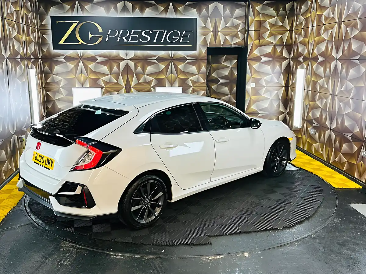 Used 2020 Honda Civic Sr White - Interior and Exterior details 6
