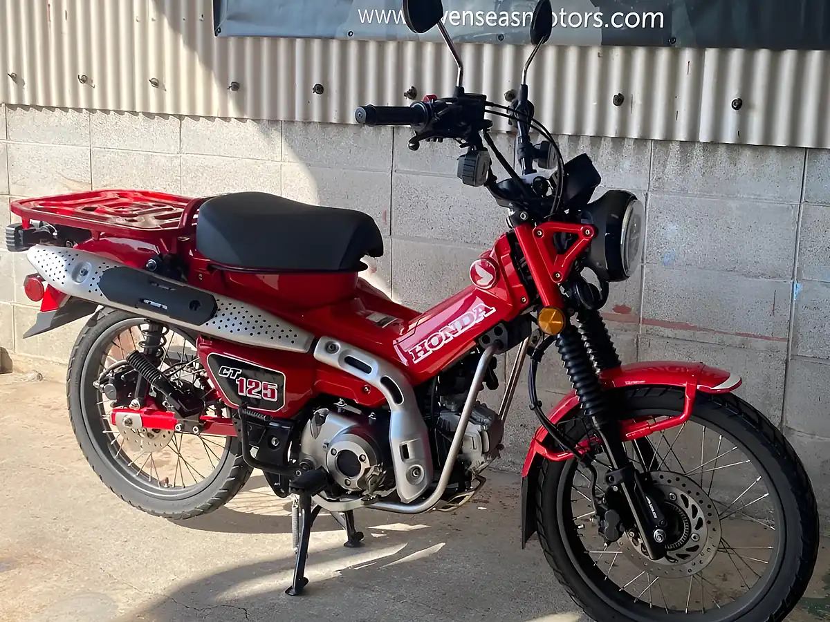 Used 2020 Honda CT125 Hunter Cub Red - Interior and Exterior details 3