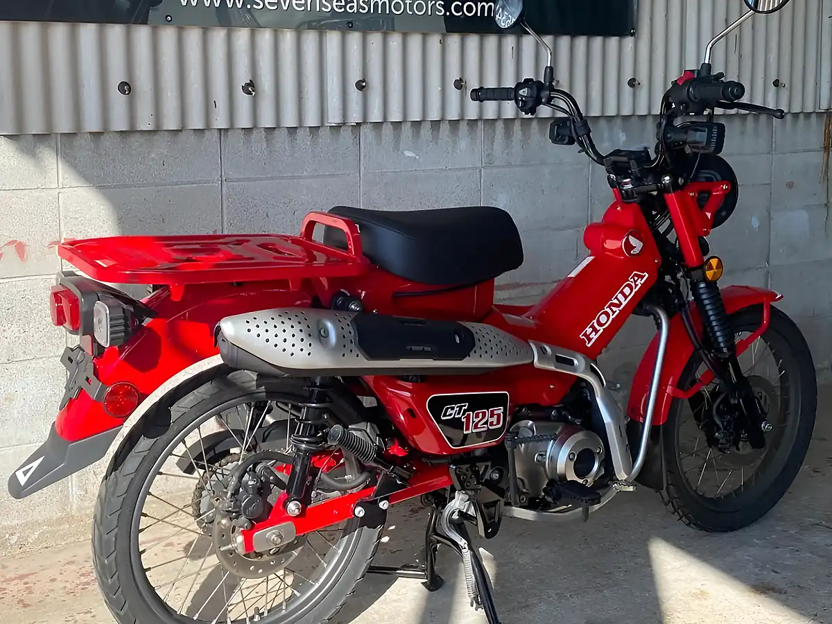 Used 2020 Honda CT125 Hunter Cub Red - Interior and Exterior details 5