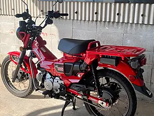 Used 2020 Honda CT125 Hunter Cub Red - Interior and Exterior details 7
