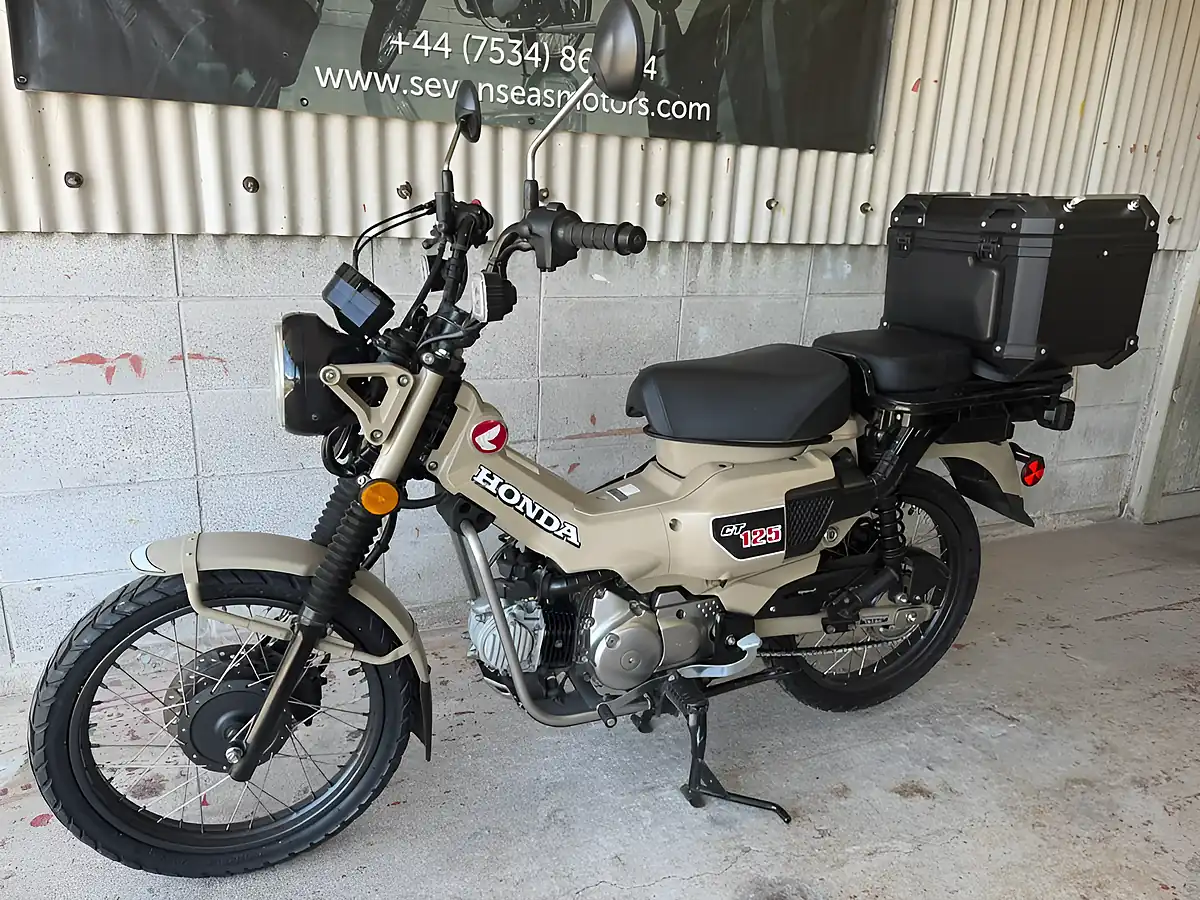 Used 2020 Honda CT125 Hunter Cub Tan - Interior and Exterior details 7