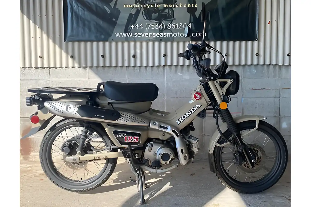 Used 2020 Honda CT125 Hunter Cub Tan - Front View