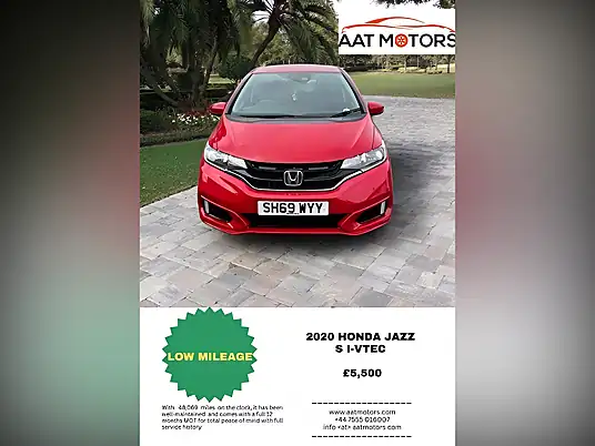 2020 Honda Jazz 1.3 i-VTEC S