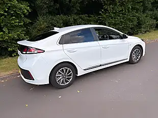 Used 2020 Hyundai Ioniq Premium Se White - Interior and Exterior details 4