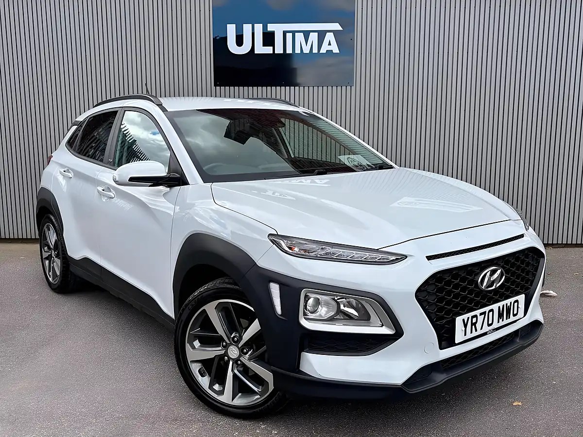 Used 2020 Hyundai Kona Play White - Interior and Exterior details 3