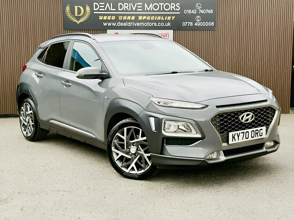 Used 2020 Hyundai Kona Premium Grey - Front View
