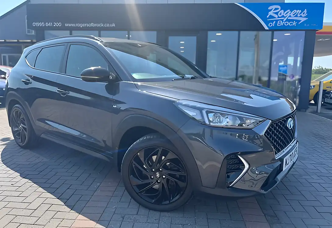 Used 2020 Hyundai Tucson N Line Grey - Front View