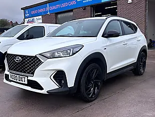 Used 2020 Hyundai Tucson N Line White - Interior and Exterior details 5
