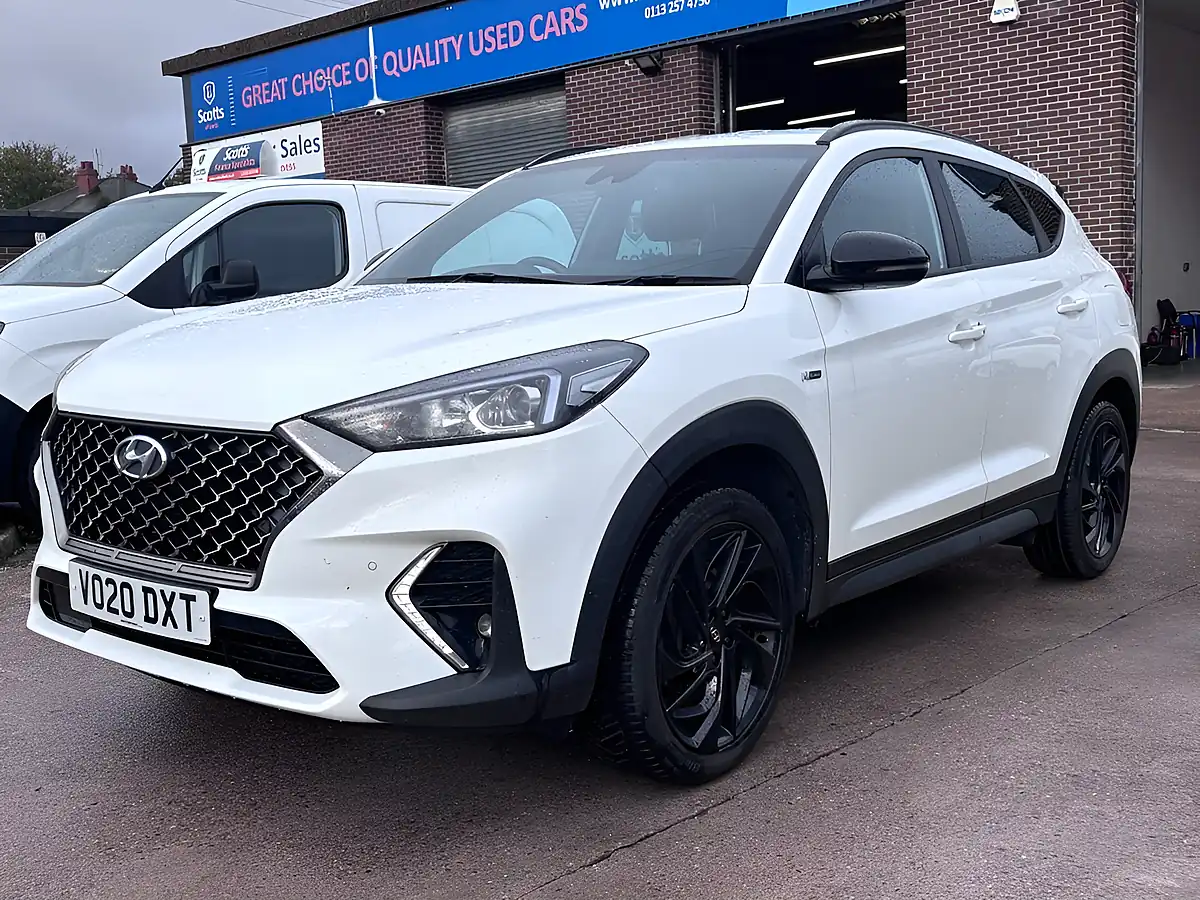 Used 2020 Hyundai Tucson N Line White - Interior and Exterior details 5