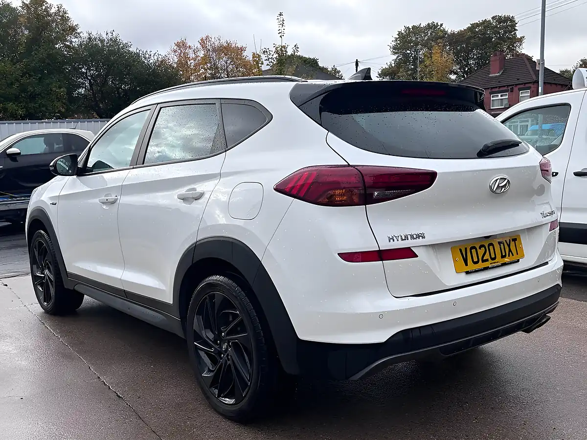 Used 2020 Hyundai Tucson N Line White - Interior and Exterior details 7