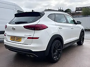 Used 2020 Hyundai Tucson N Line White - Interior and Exterior details 9