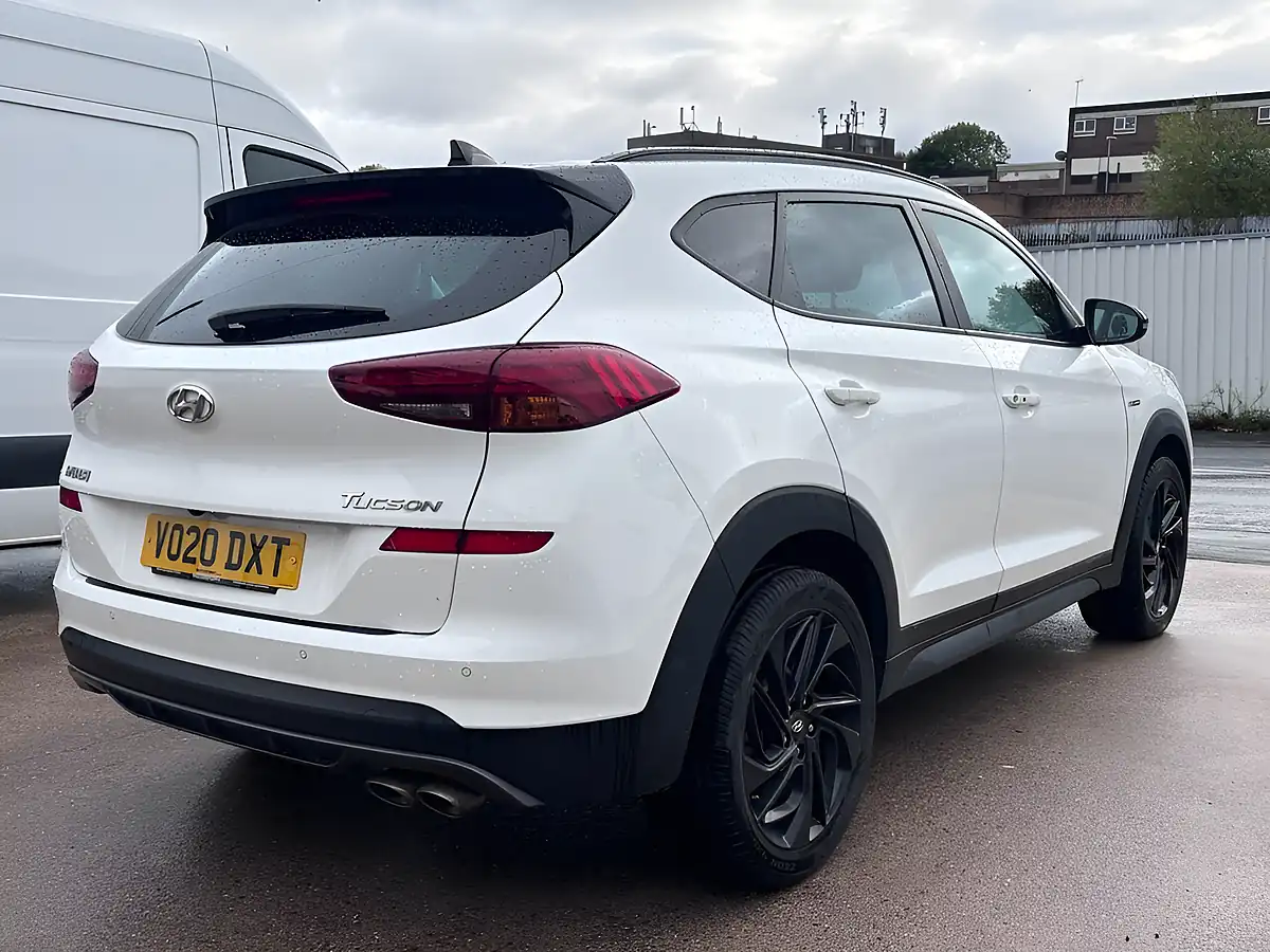 Used 2020 Hyundai Tucson N Line White - Interior and Exterior details 9