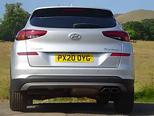 Used 2020 Hyundai Tucson Se Nav Platinum Silver - Interior and Exterior details 4