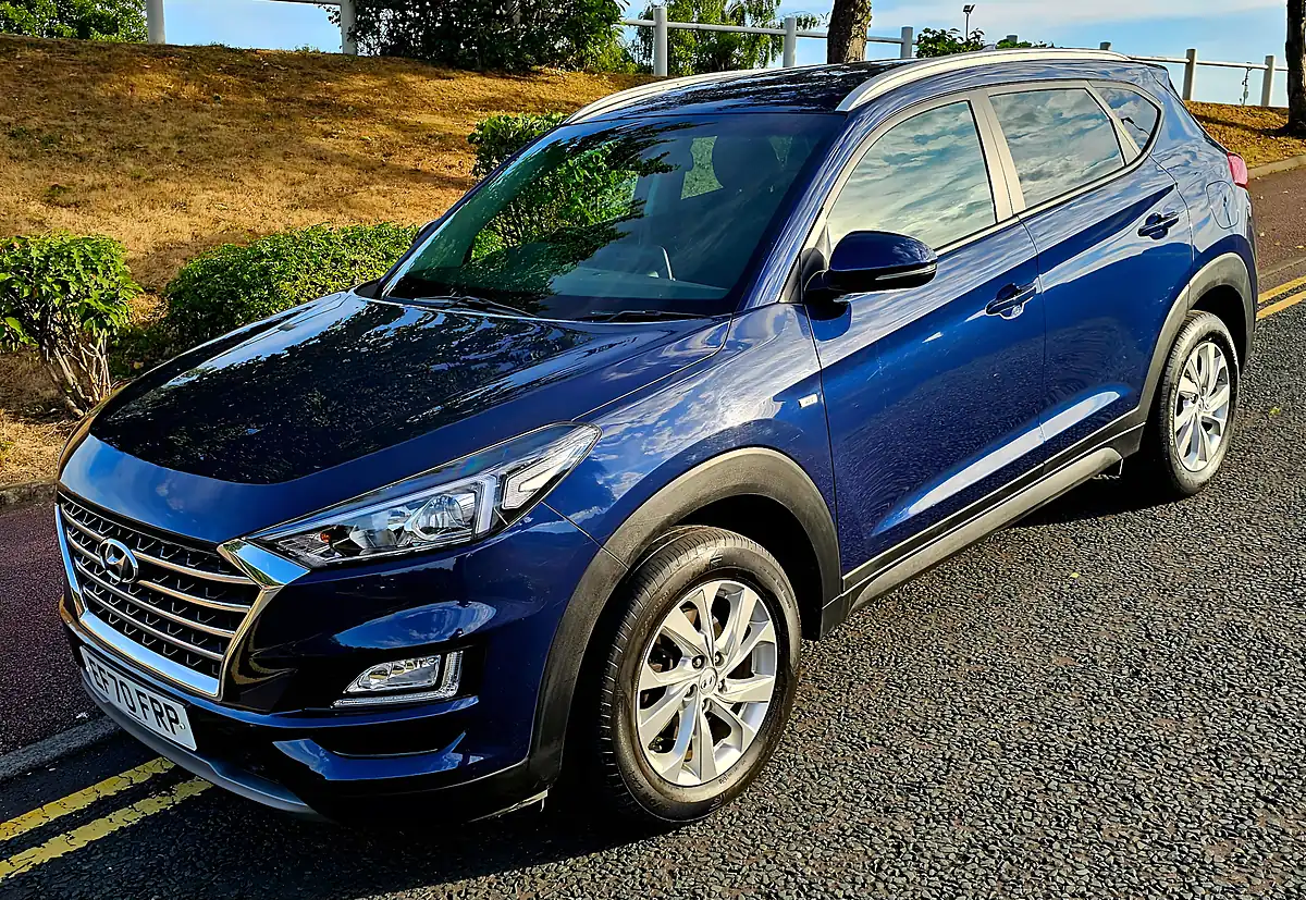 Used 2020 Hyundai Tucson Se Nav Stellar Blue - Front View
