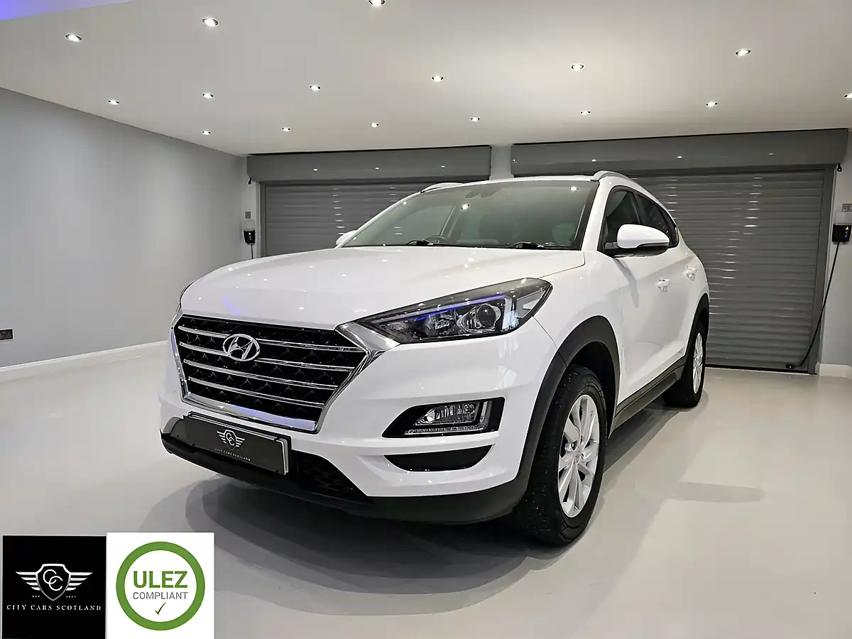 Used 2020 Hyundai Tucson Se Nav White - Front View